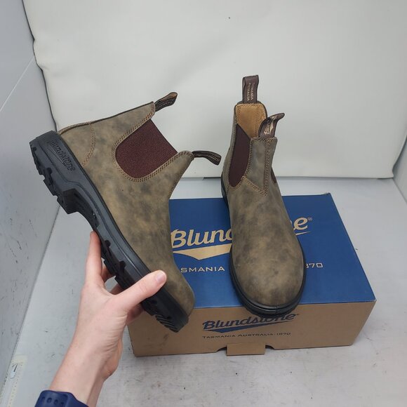 Blundstone WOMENS Chelsea Rustic Brown Boot Size AU 8 US 11 WOMENS - Picture 1 of 9
